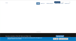 Desktop Screenshot of memorialflightclub.com